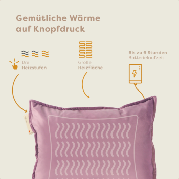 Pleafs Heizkissen Plush 45x60cm Hothouse Orchid, 1 Stk